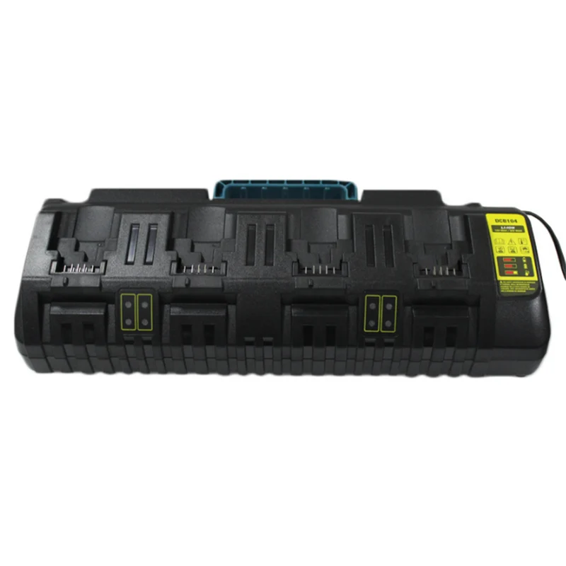 DCB104 Replacement Charger for Dewalt 12V 20V Max 4-Port Li-ion Fast Charger DCB102 DCB102BP Lithium Battery