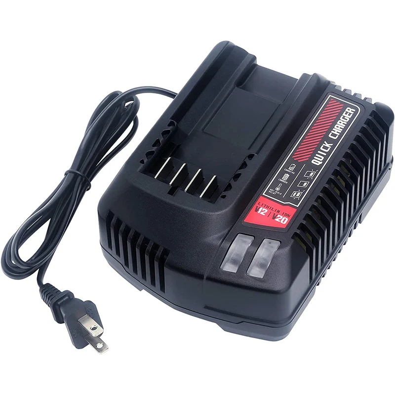 20V MAX Battery Charger CMCB104 Compatible with Craftsman V20 Lithium Battery CMCB204 CMCB202 (Only for V12/V20 Series)