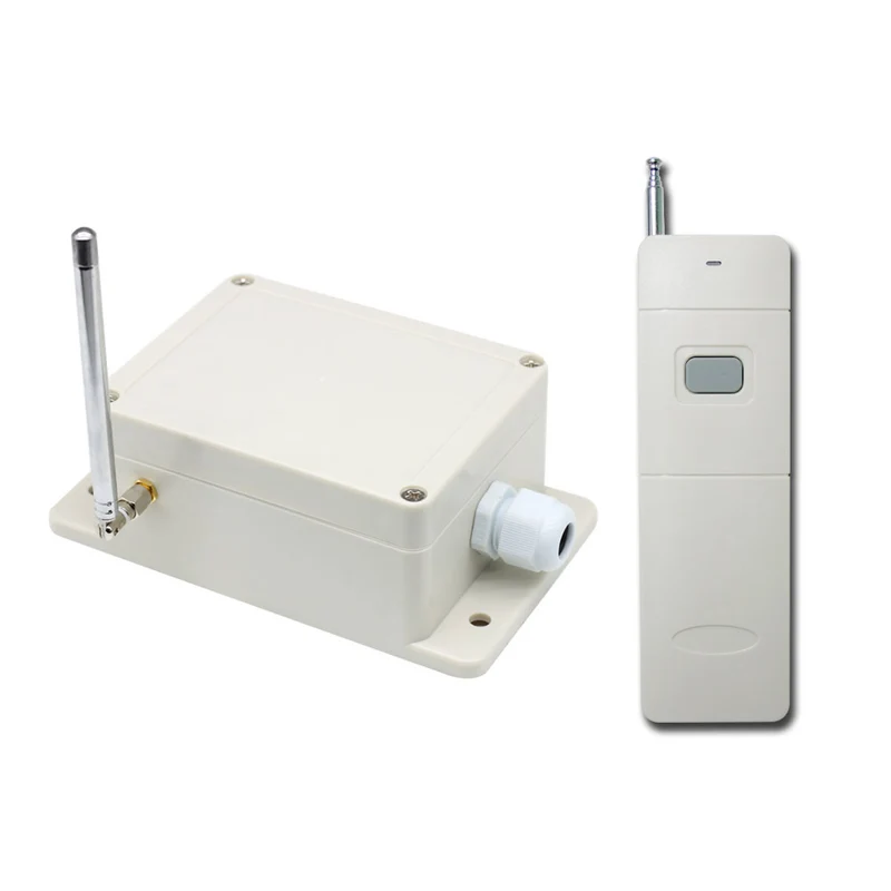 CC Kit Interrupteur Télécommande Sans Fil 1 Voie Sortie Relais 10A (Modèle: 0020685)