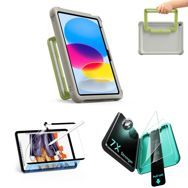 iPad 11" (A16) 2025 Kids All-in-One Bundle - Gray