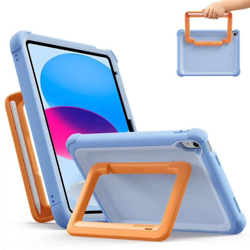 iPad 10th Gen Bounce Case for Kids - Sky Blue