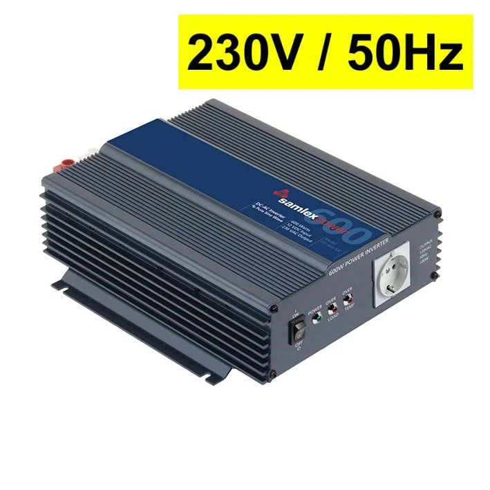 PST-60S-24E Samlex 600W Pure Sine Wave Inverter 24Vdc to 230Vac (European Current)