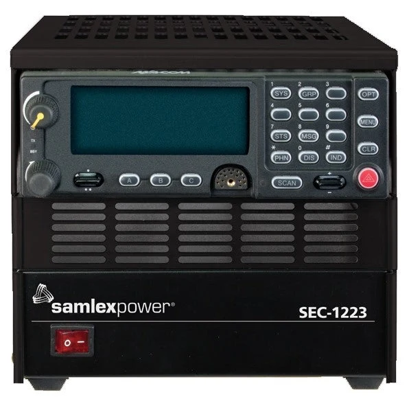 SEC-1212-TK3 Samlex 12250-K Radio Cabinet with 13.8V 10A Switching Power Supply Kit