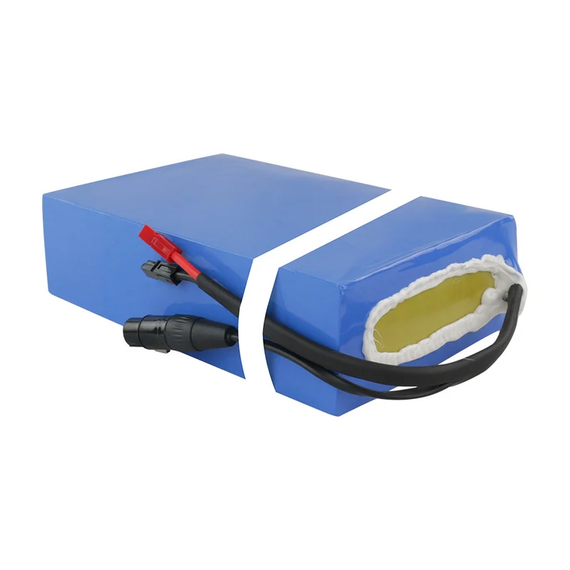 52V 24Ah battery black lithium-ion with 40A BMS for Outdoor ebike D034