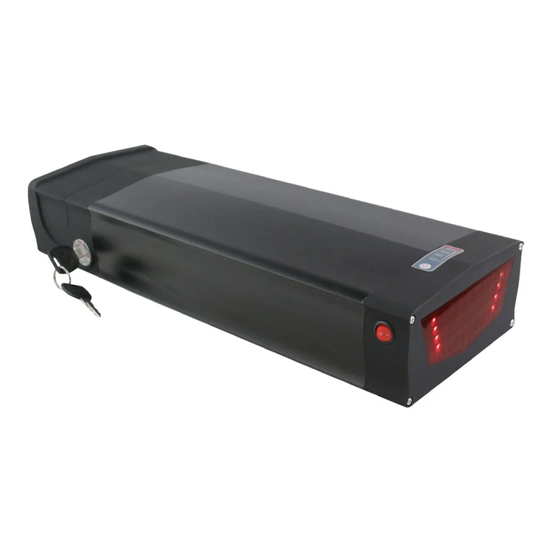 48V 52V 20Ah lithium-ion Ebike Battery Pack 40A BMS For 250W To 1500W With Black V Brake Hanger S045