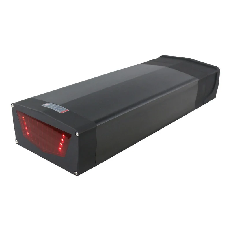 48V 52V 20Ah lithium-ion Ebike Battery Pack 40A BMS For 250W To 1500W With Black V Brake Hanger S045