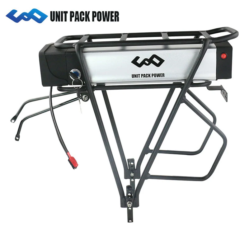 48V 52V 20Ah lithium-ion Ebike Battery Pack 40A BMS For 250W To 1500W With Black V Brake Hanger S045