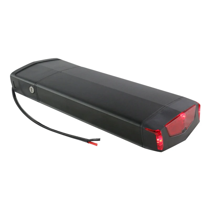 US Stock 36V 10Ah lithium-ion Ebike Battery black With 20A BMS for Outdoor R006 black - With Black V Brake Hanger
