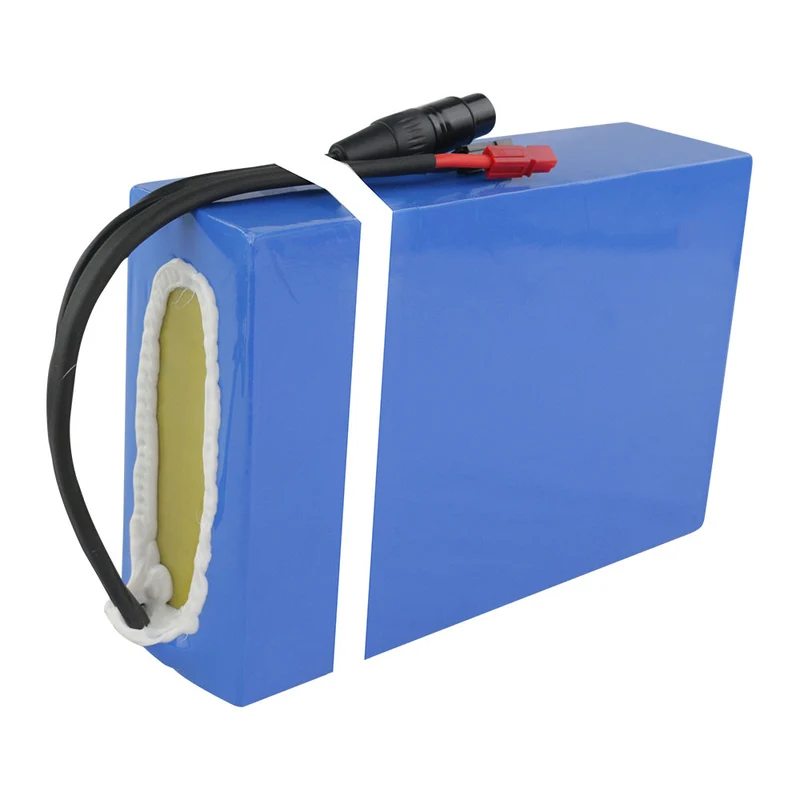 52V 20Ah battery black lithium-ion with 50A BMS for Outdoor ebike D034