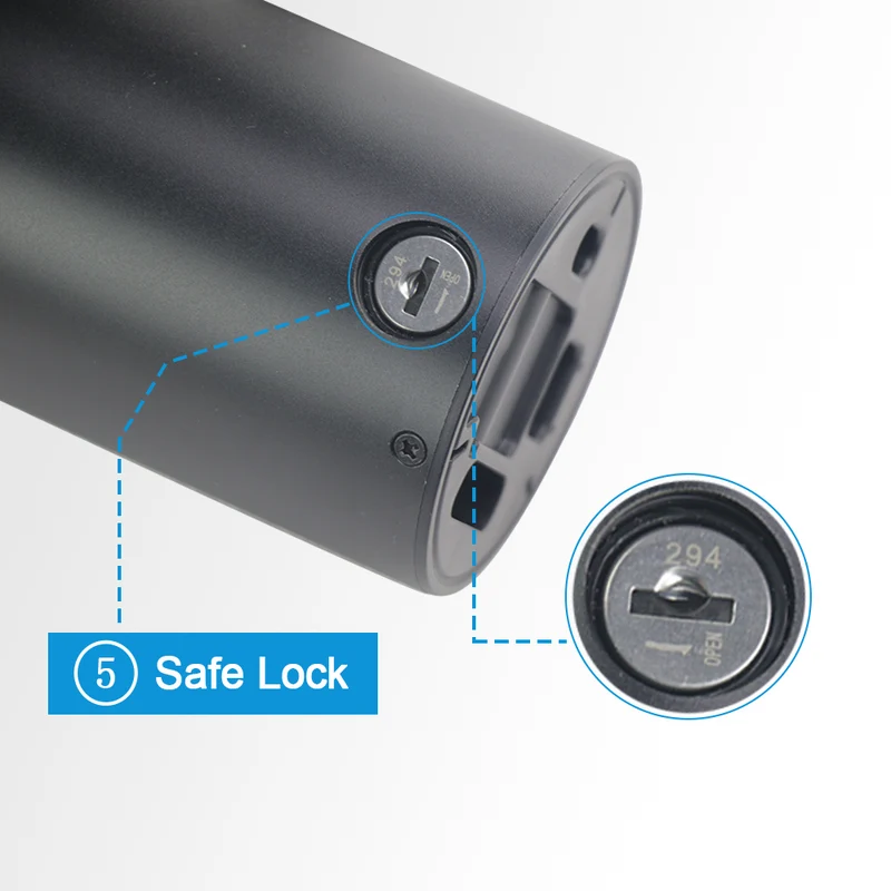 US Stock 36V 6AH Ebike Motor Lithium-ion Battery Electric Bicycle 20A BMS with Charger Outdoor U005