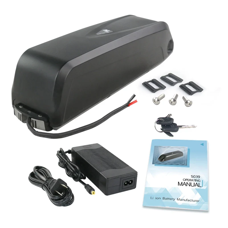 US Stock Hailong 36V 10Ah Ebike lithium-ion battery With BMS USB for motor emergency backup S039