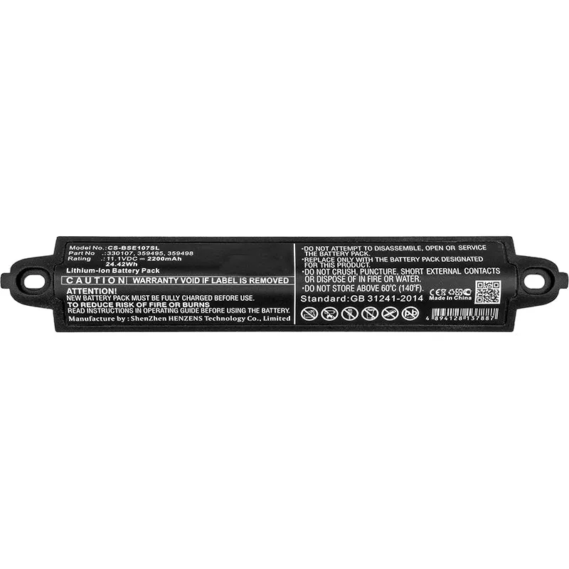 11.1V 2200mAh speaker battery for 404600 Soundlink Soundlink 2 SoundLink 3 Soundlink II SoundTouch 20 Li-ion