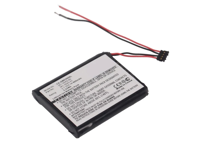 3.7V 600mAh GPS, Navigator battery for 010-01626-02 4RL58983 Edge 200 Edge 205 Edge 500 Edge 520 Edge 820 Edge Explore 820 Li-ion