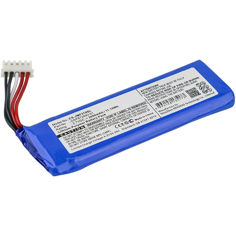 3.7V 3000mAh Speaker battery for Flip 4 Flip 4 Special Edition Li-Polymer