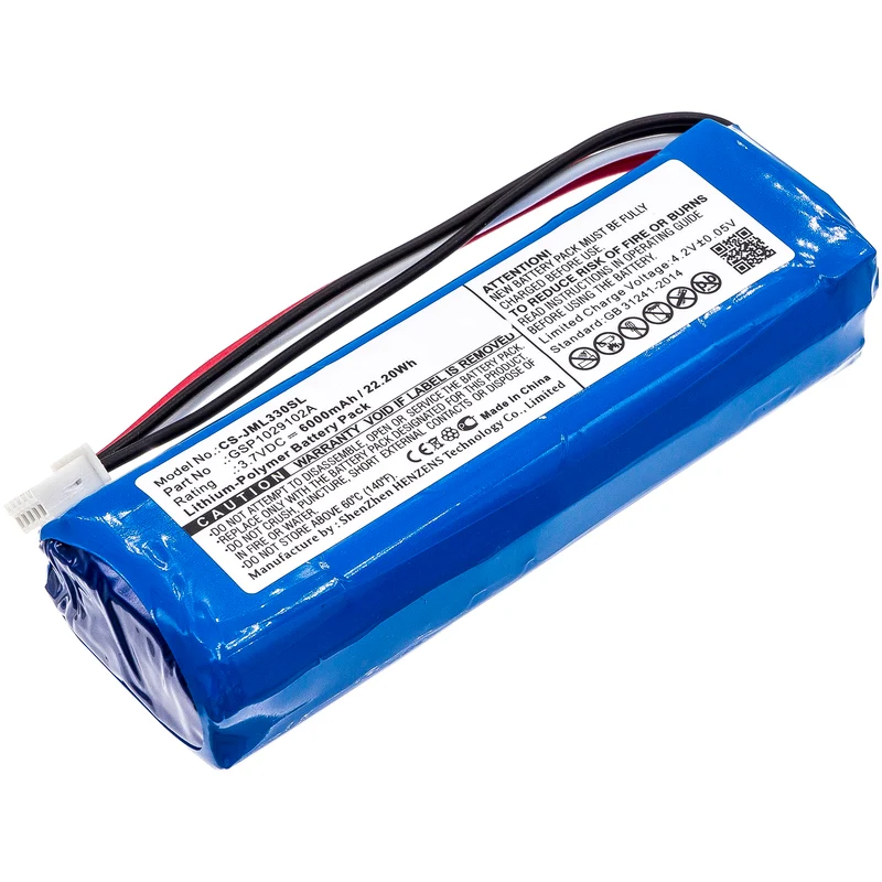 3.7V 6000mAh speaker battery for Charge 3 Li-Polymer
