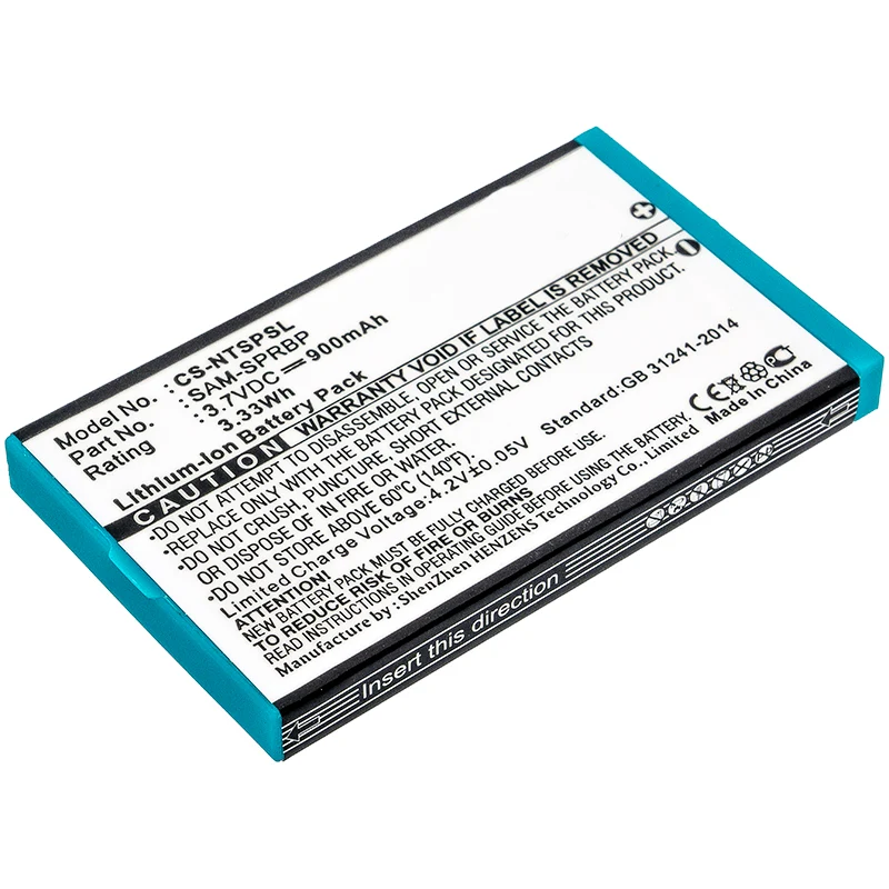 3.7V 900mAh Game Console Battery for Advance SP AGS-001 GBA SP Li-ion