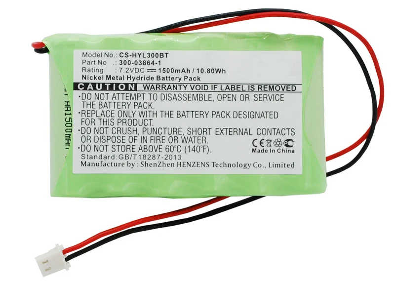 7.2V 1500mAh Alarm System battery for Honeywell ADT Bentel ADI Ademco ADEMCO Ni-MH