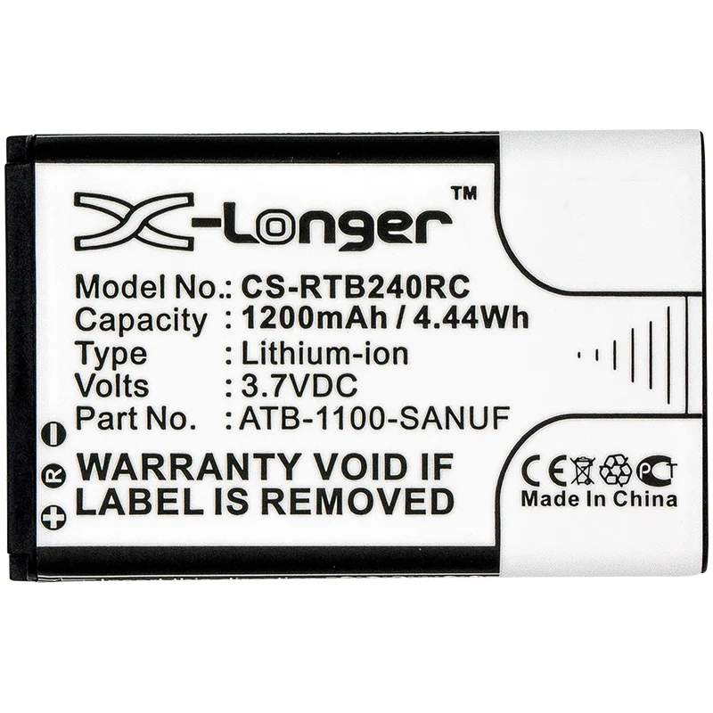 3.7V 1200mAh Remote Control Battery for RC60Tp6 S40 S50 SRC X50 X60 Pro Pro24.z Pro24.r Pro24.i Pro24.r v2 Li-ion