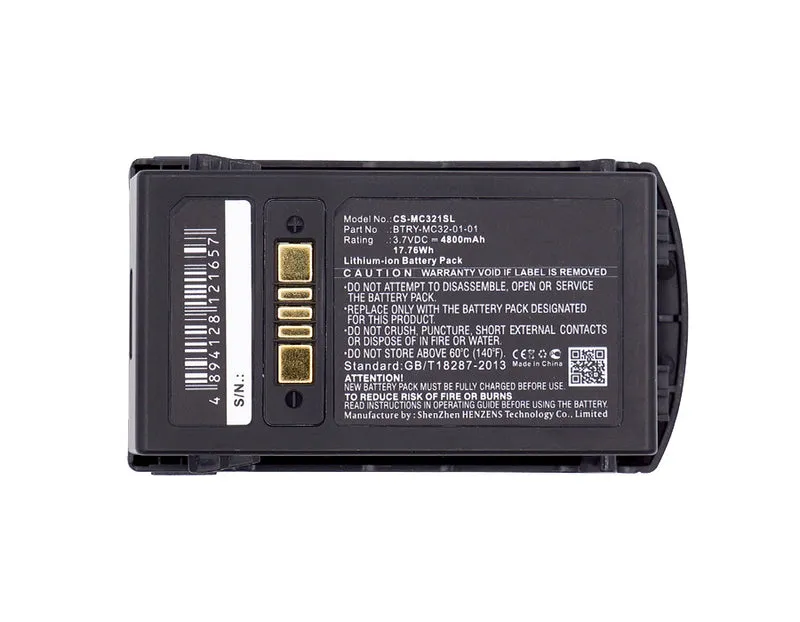 3.7V 4800mAh barcode scanner battery for MC3200 MC32N0 MC32N0-S MC3300 Li-ion