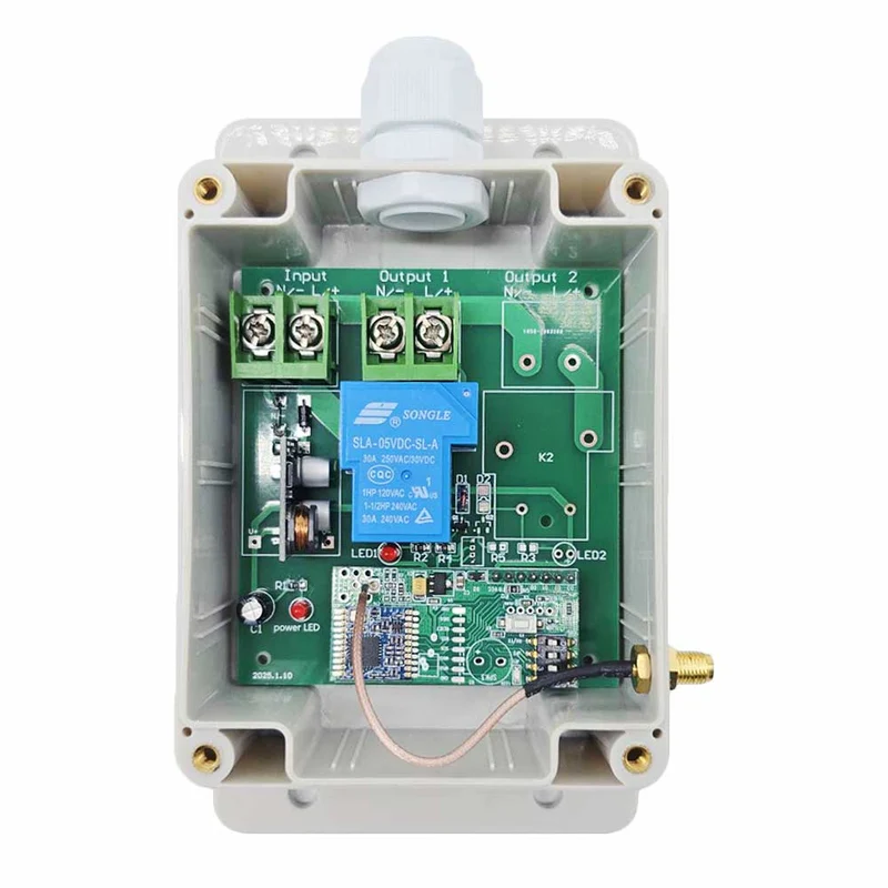 10~80V 30A Kit Interrupteur Télécommande Sans Fil Sortie CC 1 Voie (Modèle: 0020114)