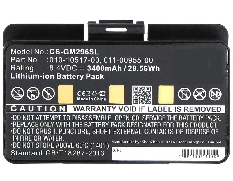 8.4V 3400mAh GPS, Navigator battery for GPSMAP 378 GPSMAP 396 GPSMAP 478 GPSMAP 495 GPSMAP 496 GPSMAP478 Li-ion