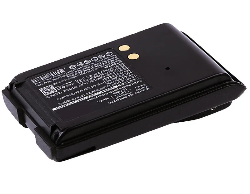 7.5V 1700mAh Two-Way Radio Battery for A6 A8 BPR40 Mag One BPR40 Ni-MH