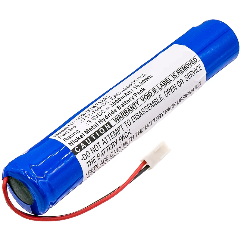 3.6V 3000mAh Equipment, Survey, Test battery for D-TEK Select Refrigerant Leak PLS LED Stobe Ni-MH