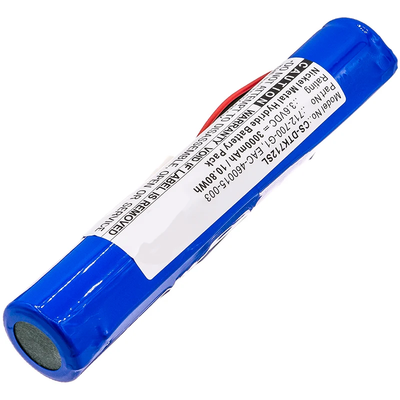 3.6V 3000mAh Equipment, Survey, Test battery for D-TEK Select Refrigerant Leak PLS LED Stobe Ni-MH