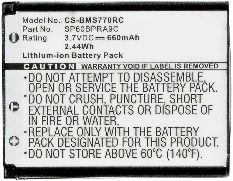 3.7V 660mAh Cordless Phone Battery for KX-TCA285 KX-TCA385 KX-UDT121 KX-UDT131 Bluetooth Laser Mouse VGP-BMS77 Li-ion