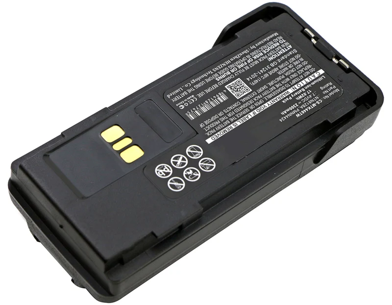 7.4V 2300mAh Two-Way Radio Battery for MOTOTRBO XPR 7580 XPR 3300 XPR 3500 XPR 7350 XPR 7380 XPR 7550 XPR 7580 Li-ion