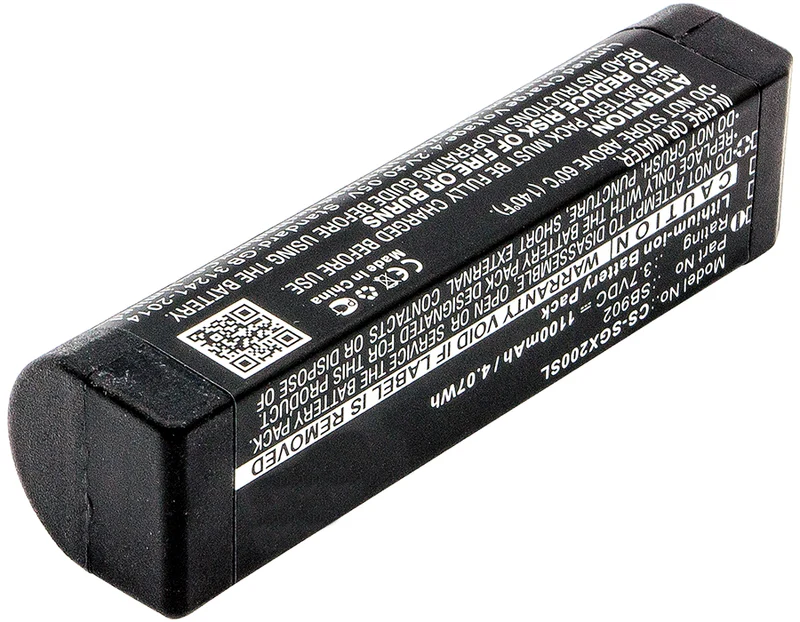 3.7V 1100mAh speaker battery for GLX-D Digital Wireless Systems GLXD1 GLXD2 MXW2 Li-ion
