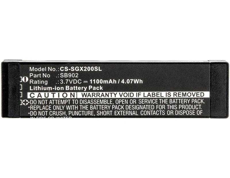 3.7V 1100mAh speaker battery for GLX-D Digital Wireless Systems GLXD1 GLXD2 MXW2 Li-ion