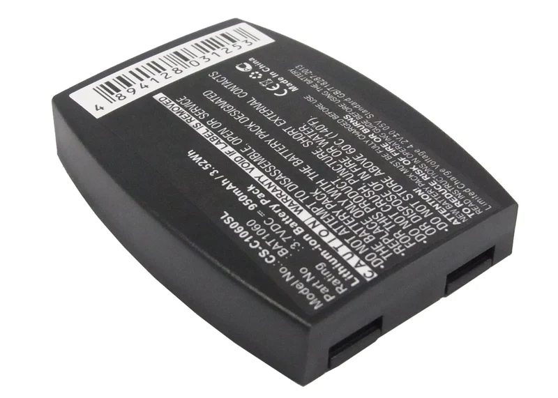3.7V 950mAh Wireless Headset battery for C1060 C1060 Wireless Intercom RF1060 T-1 T-1 drive-thru headsets XT-1 Li-ion