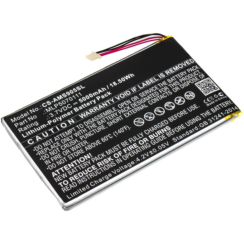3.7V 5000mAh Diagnostic Scanner Battery for MK906 MP808 MP808TS MS905 MS906 MS906CV MY905 TS608 Li-Polymer