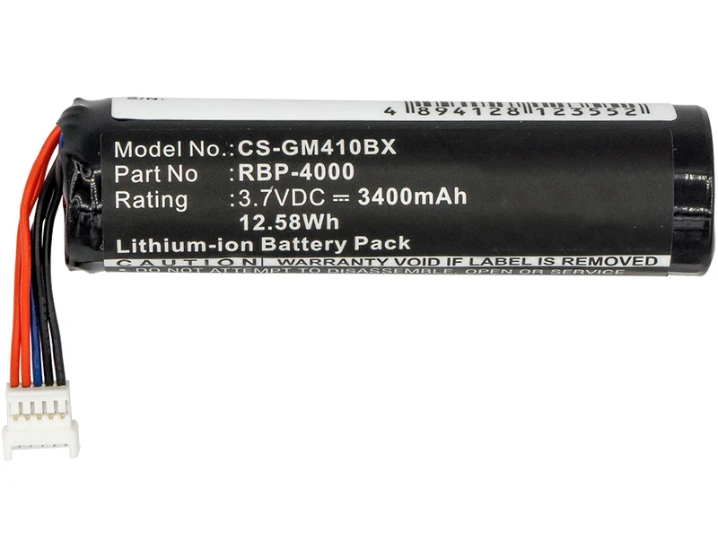 3.7V 3400mAh Barcode Scanner Battery for GM4100 RBP-GM40 GM4130 GM4400 GM4430 Li-ion