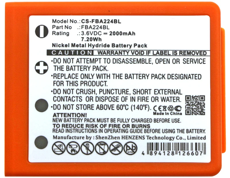 3.6V 2000mAh Crane Remote Control battery for Radiomatic Patrol D Radiomatic Quadrix Radiomatic Vector Pro Ni-MH