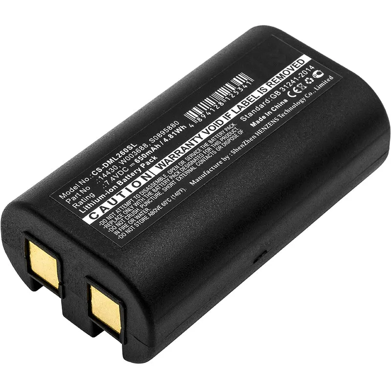 7.4V 650mAh Portable Printer battery for 260P 280 LabelManager 260 LabelManager 260P Li-ion