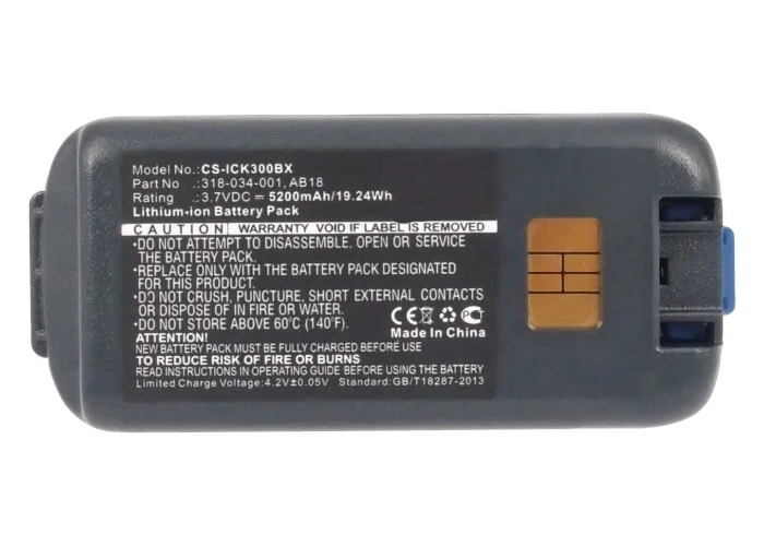 3.7V 5200mAh Barcode Scanner Battery for CK3 CK3A CK3C CK3C1 CK3N CK3N1 CK3R CK3X Li-ion