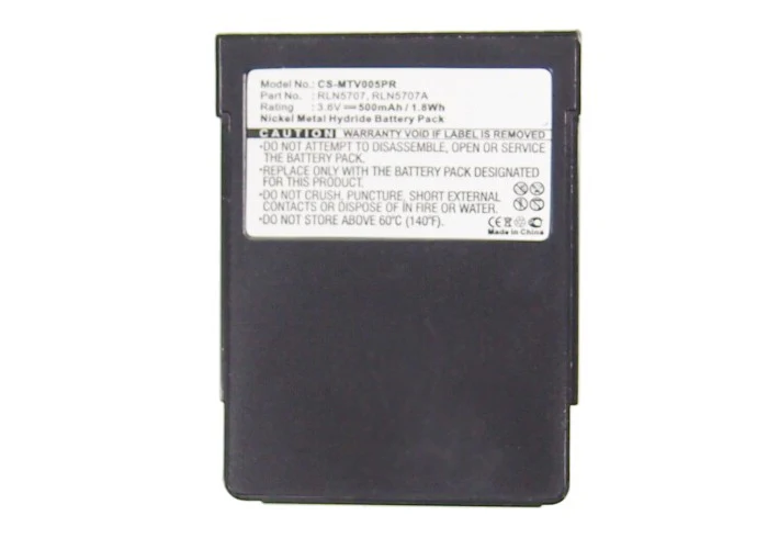 3.6V 500mAh pager battery for Minitor 5 Minitor V5 Ni-MH