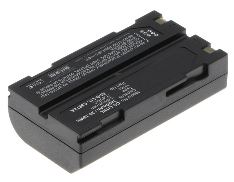 7.4V 3400mAh Equipment, Survey, Test battery for Spectralink APS Telxon Symbol Molicel Hemisphere HP Li-ion