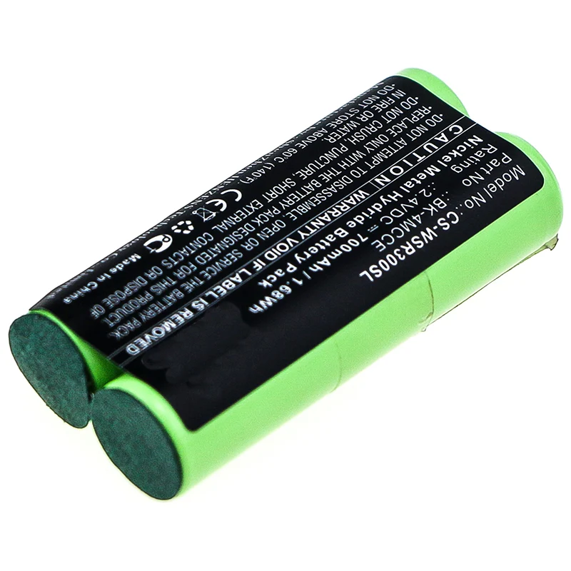 2.4V 700mAh shaver battery for 900 Sonic Toothbrush Sensonic Plus SR-3000 Sensonic Plus SR-3000E Ni-MH