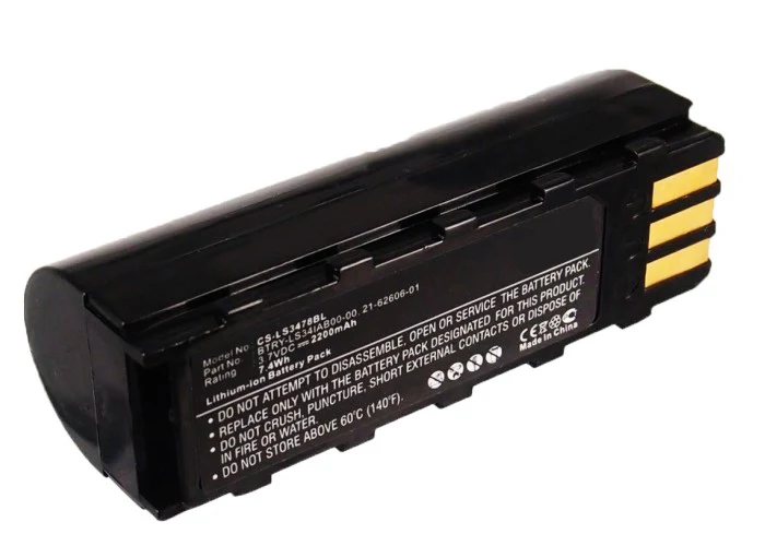 3.7V 2200mAh barcode scanner battery for Li-ion