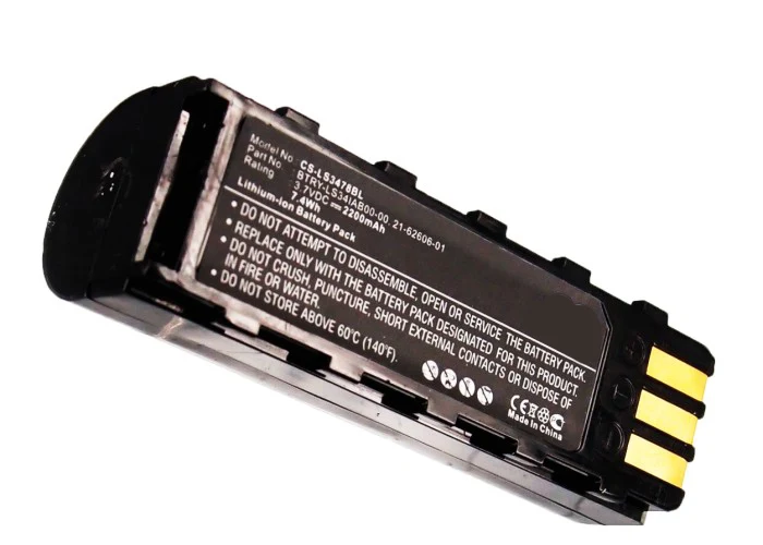 3.7V 2200mAh barcode scanner battery for Li-ion