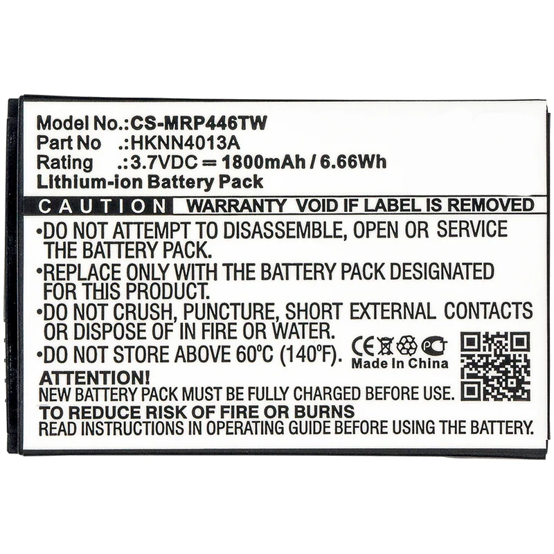 3.7V 1800mAh Two-Way Radio Battery for SL3000 SL7550 SL7550e SL7580 SL7580e SL7590 XPR7550 Li-ion