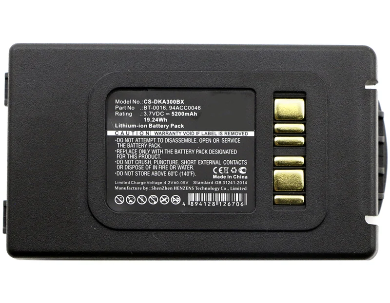 3.7V 5200mAh barcode scanner battery for Skorpio X3 Skorpio X4 Li-ion