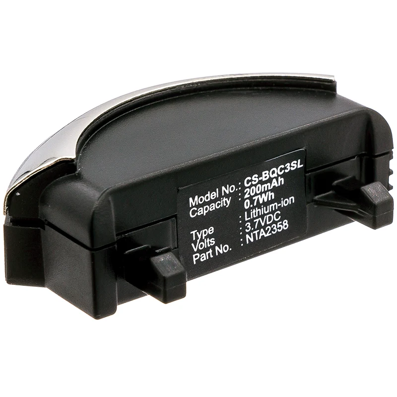 3.7V 200mAh wireless headset battery for 40228 40229 QC3 Li-ion