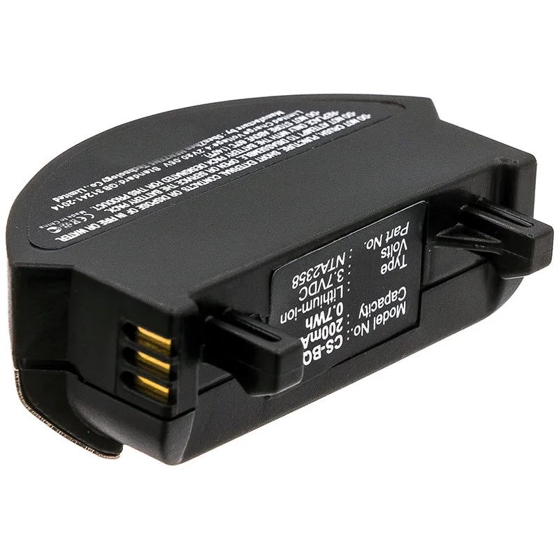 3.7V 200mAh wireless headset battery for 40228 40229 QC3 Li-ion