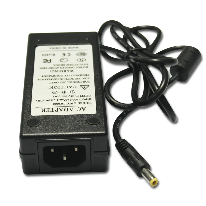 Adaptateur Secteur Universel Européen Alimentation 12V CC 3A Pour Interrupteur Sans Fil/lumière LED (Modèle 0010126)