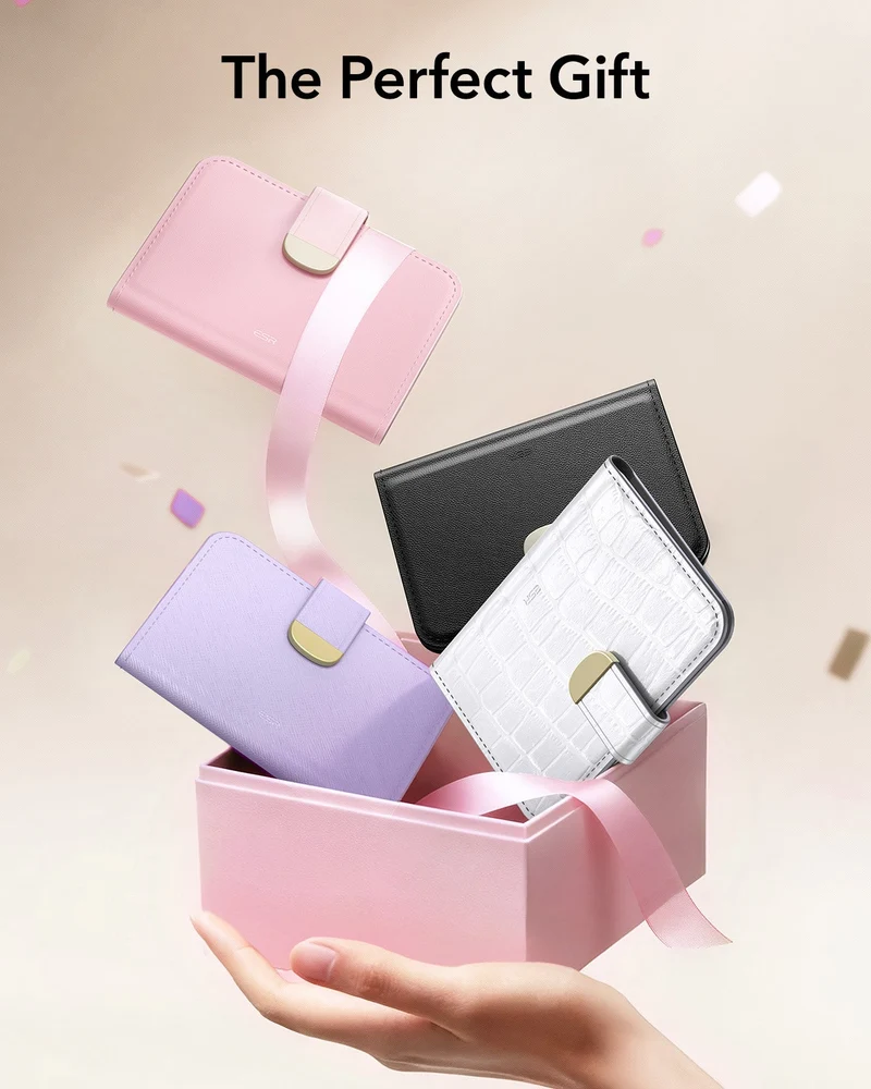 Aura Clutch Magnetic Wallet - Lavender