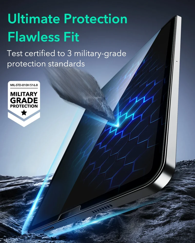 iPad Pro 11″ (4th/3rd/2nd/1st Gen) and Air 10.9″ (5th/4th Gen) Armorite Screen Protector - 2 Pack